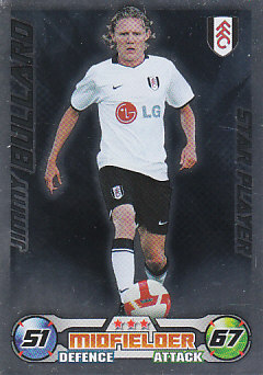 Jimmy Bullard Fulham 2008/09 Topps Match Attax Star Player #125